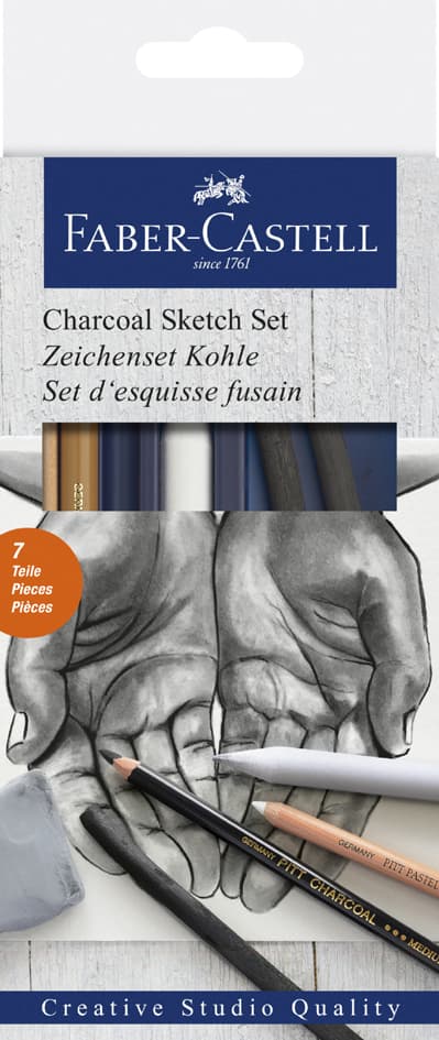 Faber-Castell Zeichenset Pitt, 7-Teilig