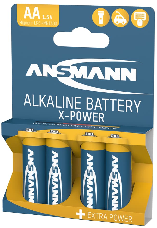 Ansmann Alkaline Batterie , X-Power, , Mignon Aa, 4er Blister
