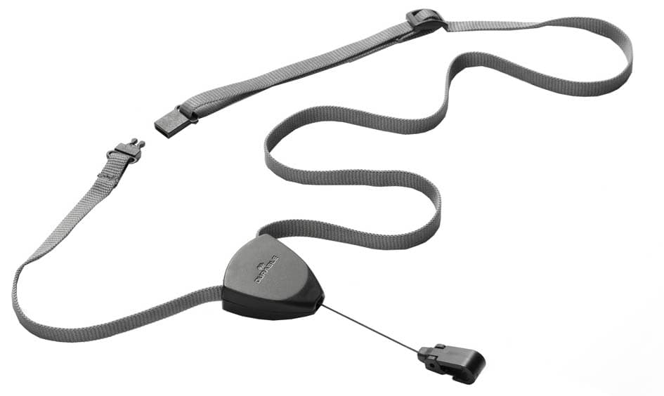 Durable Textilband Flex, Mit Jojo, Grau