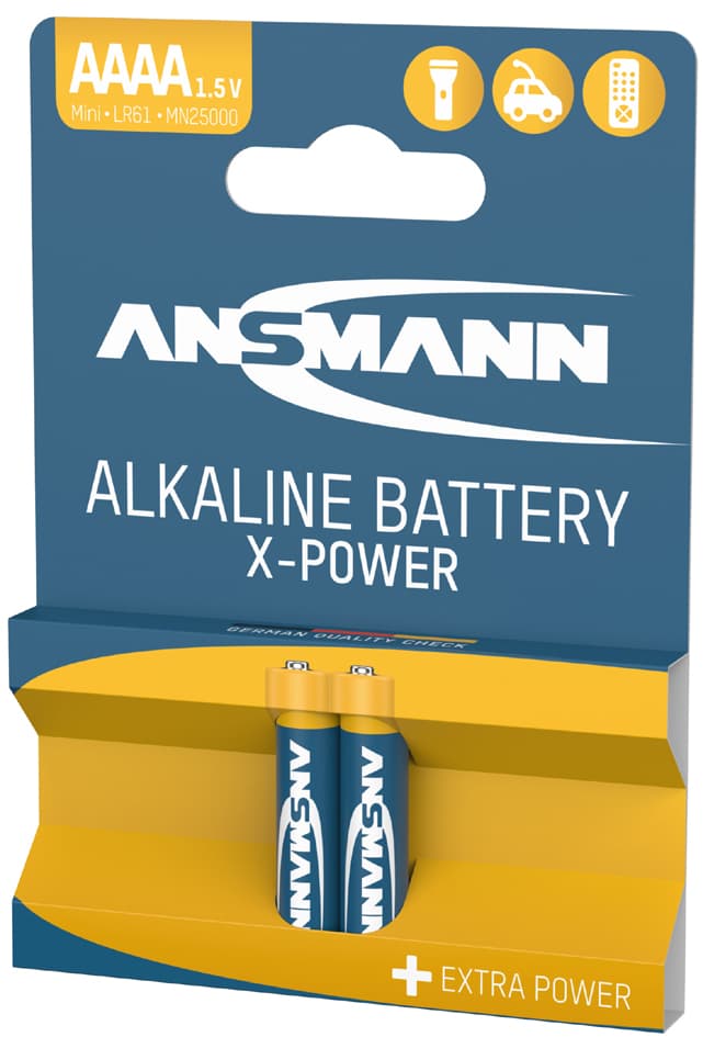 Ansmann Alkaline Batterie , X-Power,  Aaaa, 2er Blister