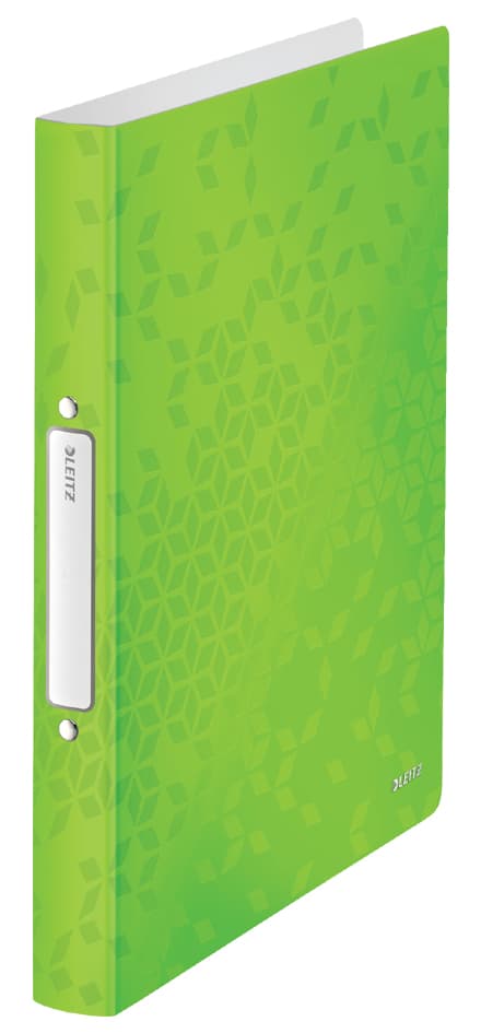 Leitz Ringbuch Wow, Din A4, Pp, Grün, 2 Ringe