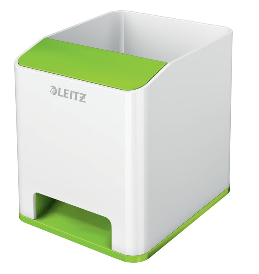 Leitz Sound Stifteköcher Wow Duo Colour, 2 Fächer, Grün
