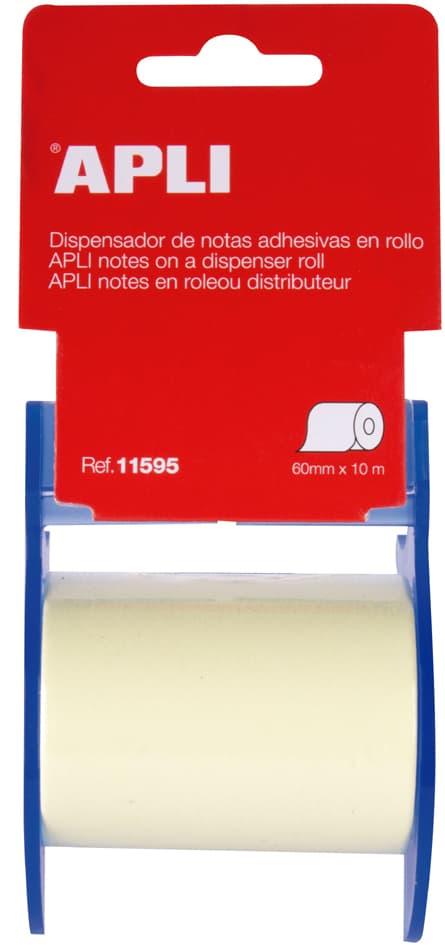 Apli Haftnotizen Auf Der Rolle, 10 M X 60 Mm, Gelb