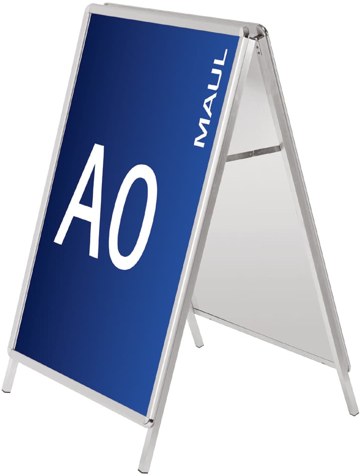 Maul Plakatständer, Din A0 - 825 X 1.173 Mm, 2 Klapprahmen