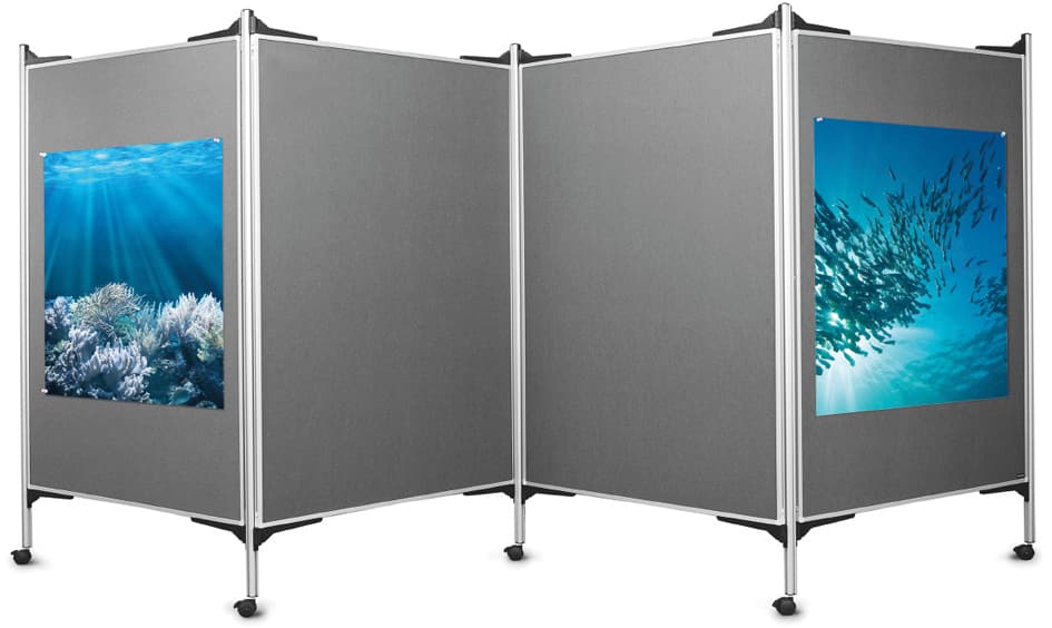 Magnetoplan Präsentationswand Mobil Set 2