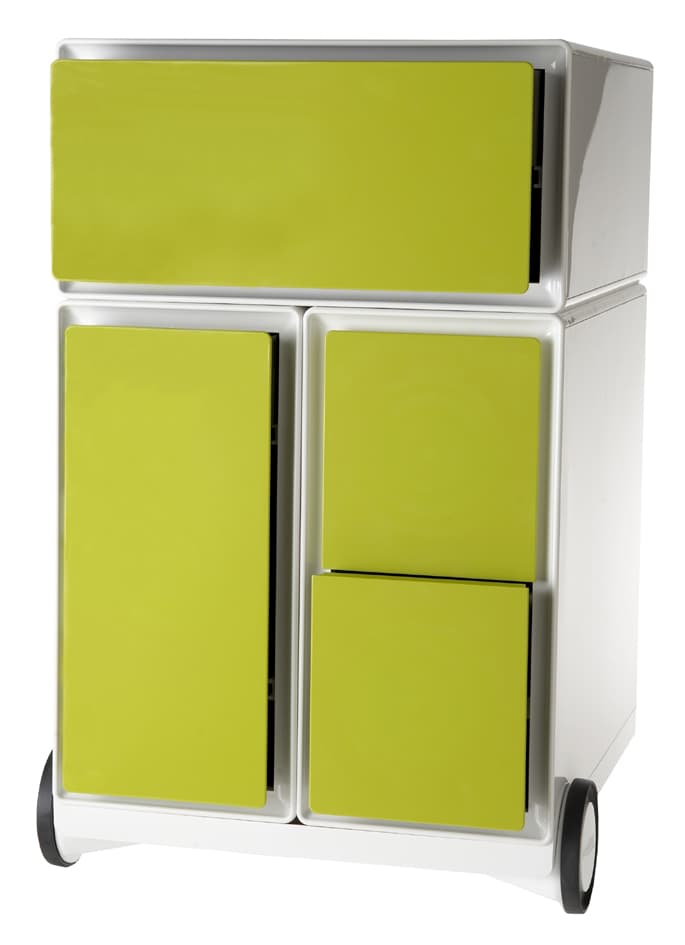 Paperflow Rollcontainer , Easybox, , 1 Schub, Weiß / Grün