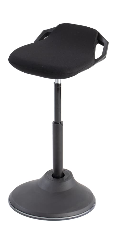 Alba Sitzhocker/Stehhilfe Flexy, Schwarz