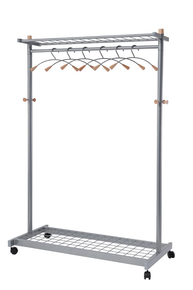 Alba Garderobenwagen , Lux, , Mobil, (H)1.800 Mm, Silber