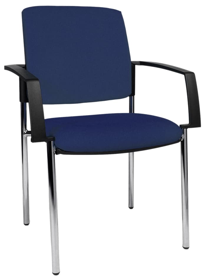 Topstar Besucherstuhl , Btob 10 Polster, , Blau
