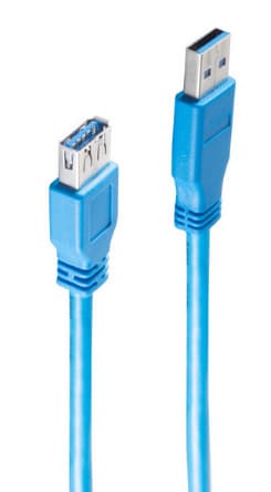 Shiverpeaks Basic-S Usb 3.0 Kabel, A-Stecker - A-Kupplung