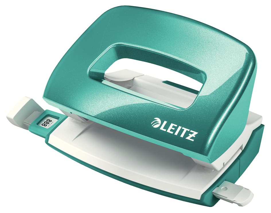 Leitz Locher Mini Nexxt Wow 5060, Eisblau, Im Karton