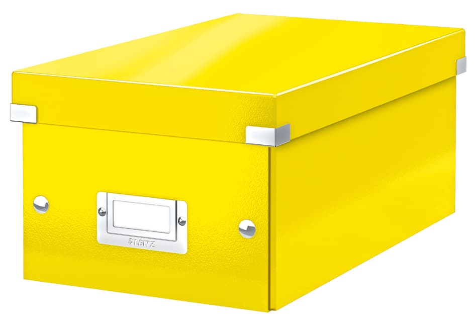 Leitz Dvd-Ablagebox Click & Store Wow, Gelb