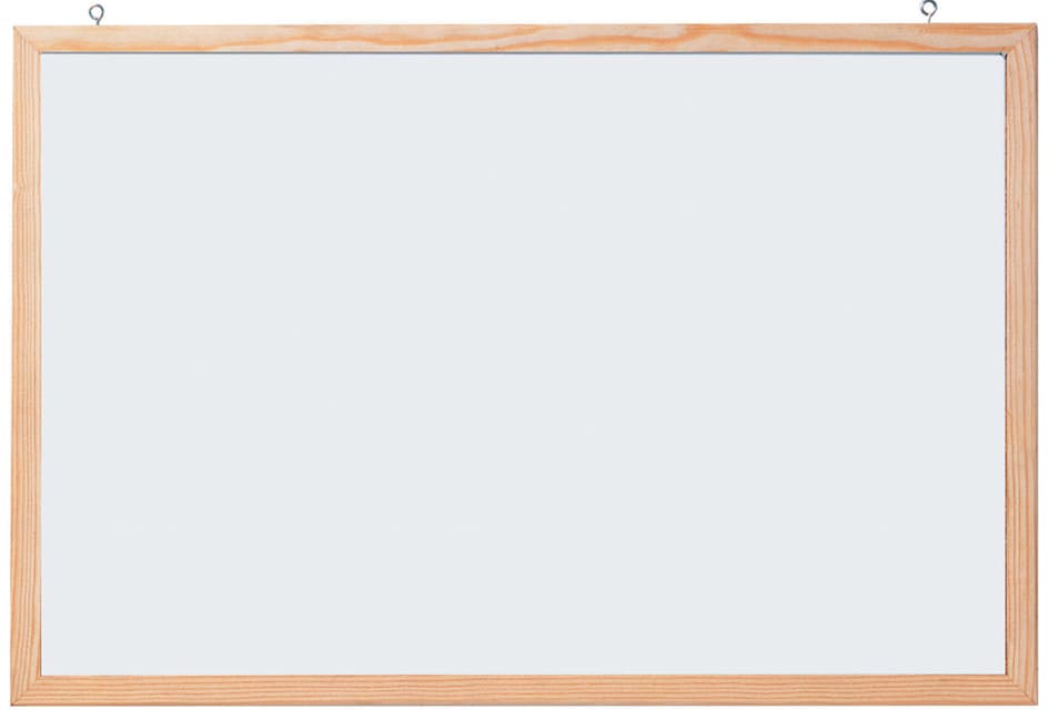 Franken Weißwandtafel Mit Holzrahmen, 1.200 X 800 Mm