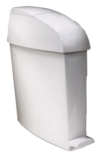Rubbermaid Tret-Abfalleimer , Sanitär,  Rechteckig, 12 Liter