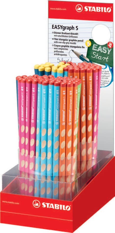 Stabilo Bleistift Easygraph S, Hb, 90er Thekendisplay