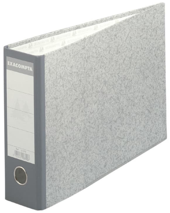 Exacompta Ordner Wolkenmarmor, A4 Quer, 70 Mm, Grau