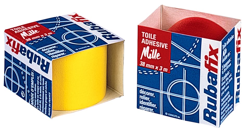 Rubafix Gewebeband, Maße: (B)19 Mm X (L)3 M, Weiß