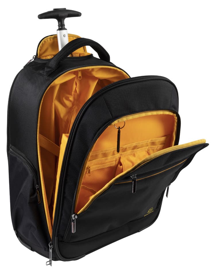 Exacompta Rucksack-Trolley Exabusiness, Polyester, Schwarz