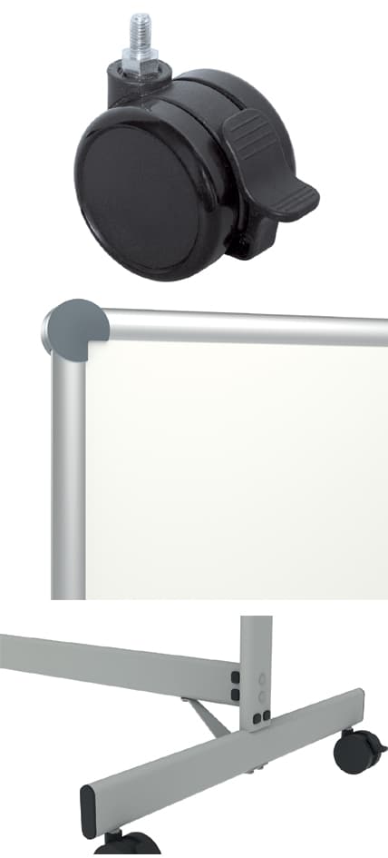 Maul Mobile Weißwandtafel Maulpro Fixed, 2.100 Mm X 1.000 Mm