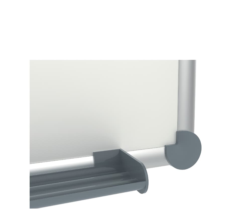 Maul Weißwandtafel 2000 Maulpro, (B)1.200 X (H)1.800mm, Grau