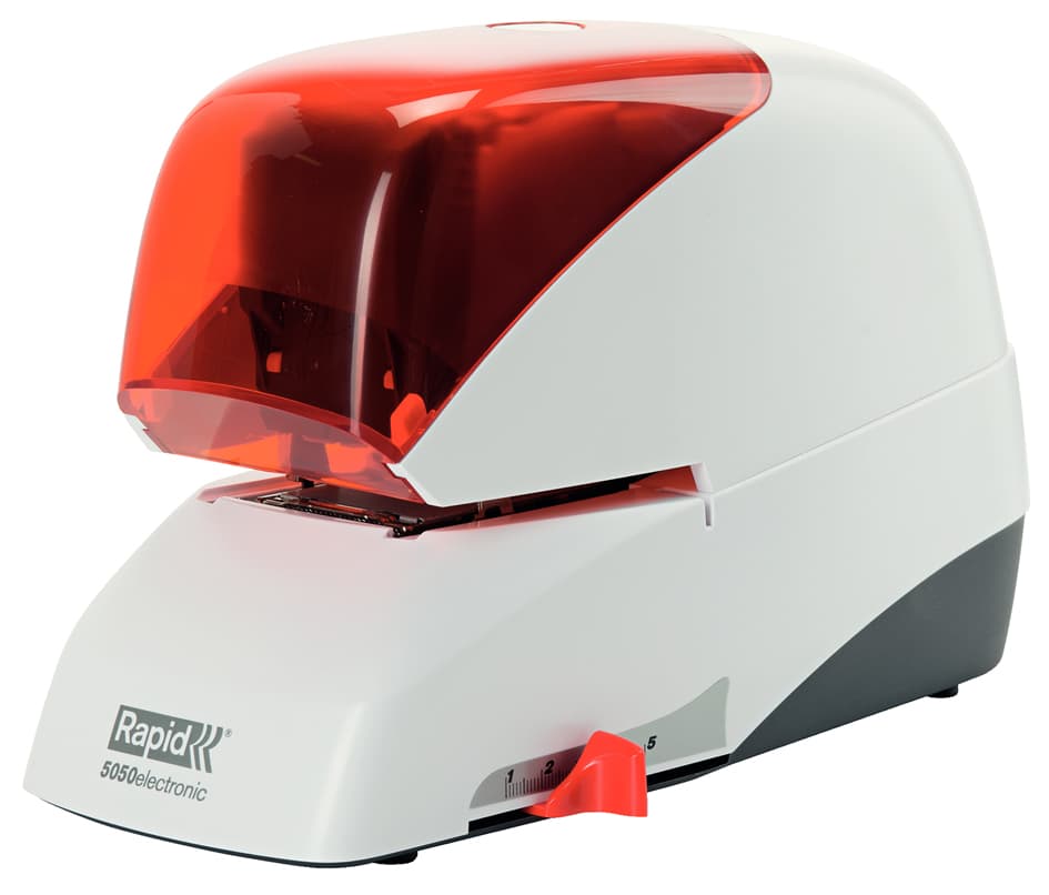 Rapid Elektro-Heftgerät Supreme 5050e, Silber/Orange