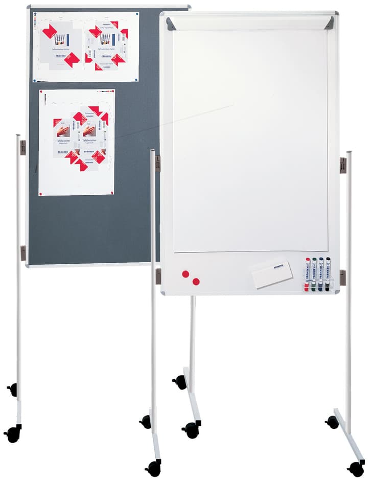 Franken Multifunktionstafel Kombiflipchart, 760 X 1.210 Mm