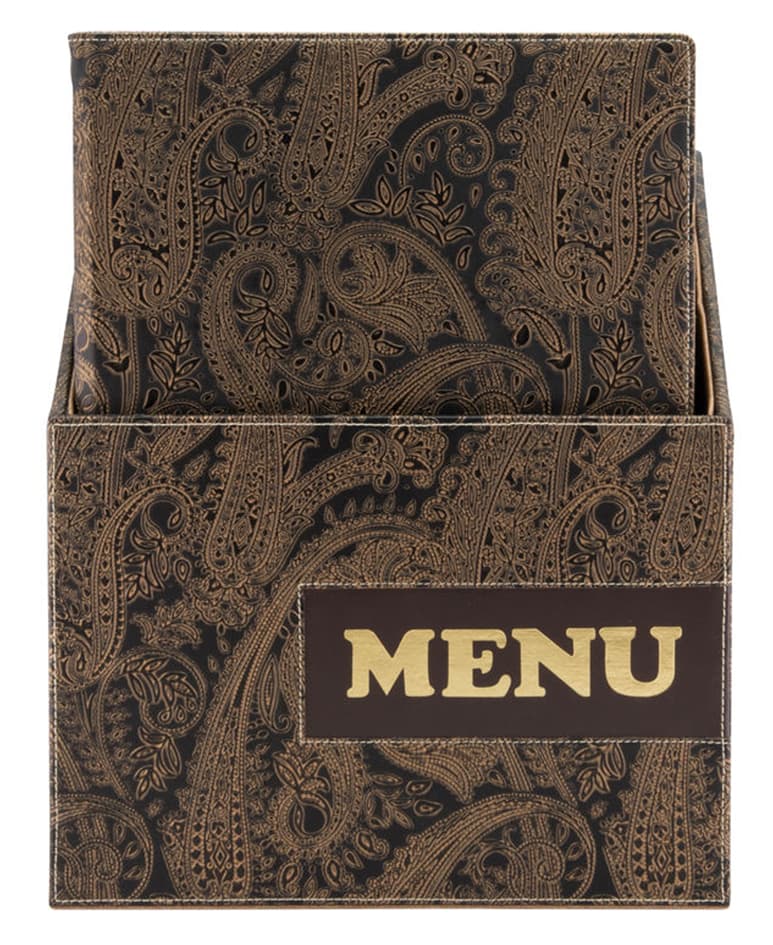 Securit Speisekarten-Mappe Design Paisley, A4, 10er Box