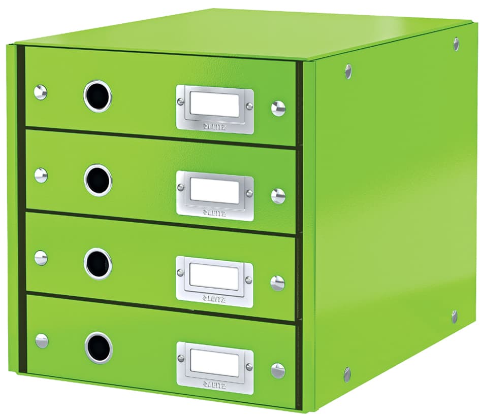Leitz Schubladenbox Click & Store Wow, 4 Schübe, Grün