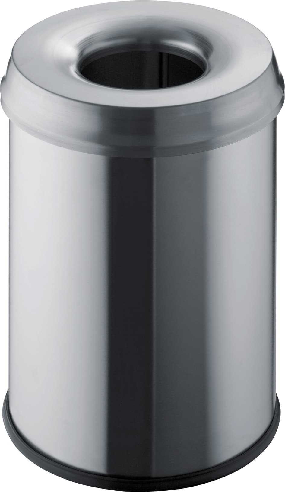 Helit Stahl-Papierkorb , The Guardian, , 15 Liter, Lichtgrau