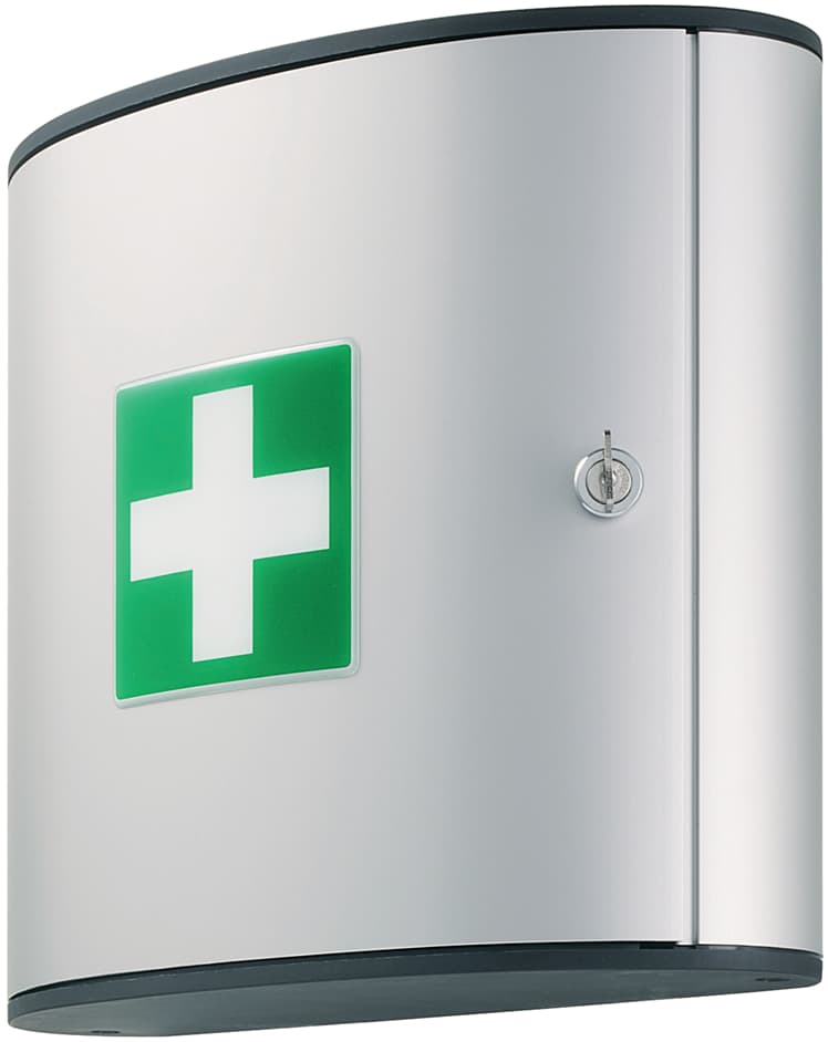 Durable First Aid Set M, Design-Erste-Hilfe-Kasten, Silber