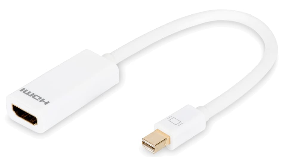 Digitus Adapterkabel, Displayport Mini - Hdmi Typ A, 0,15 M