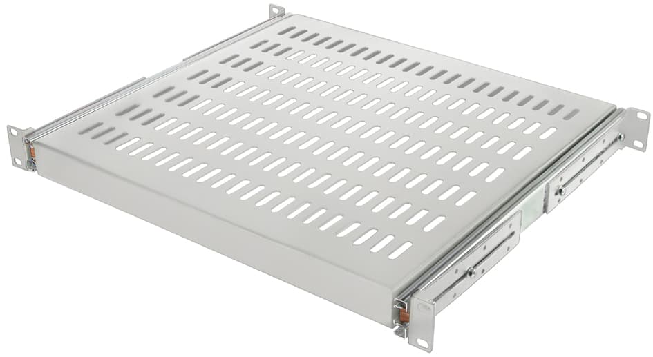 Logilink 19, Fachboden, 1 He, Ausziehbar, (T)600 Mm, Schwarz
