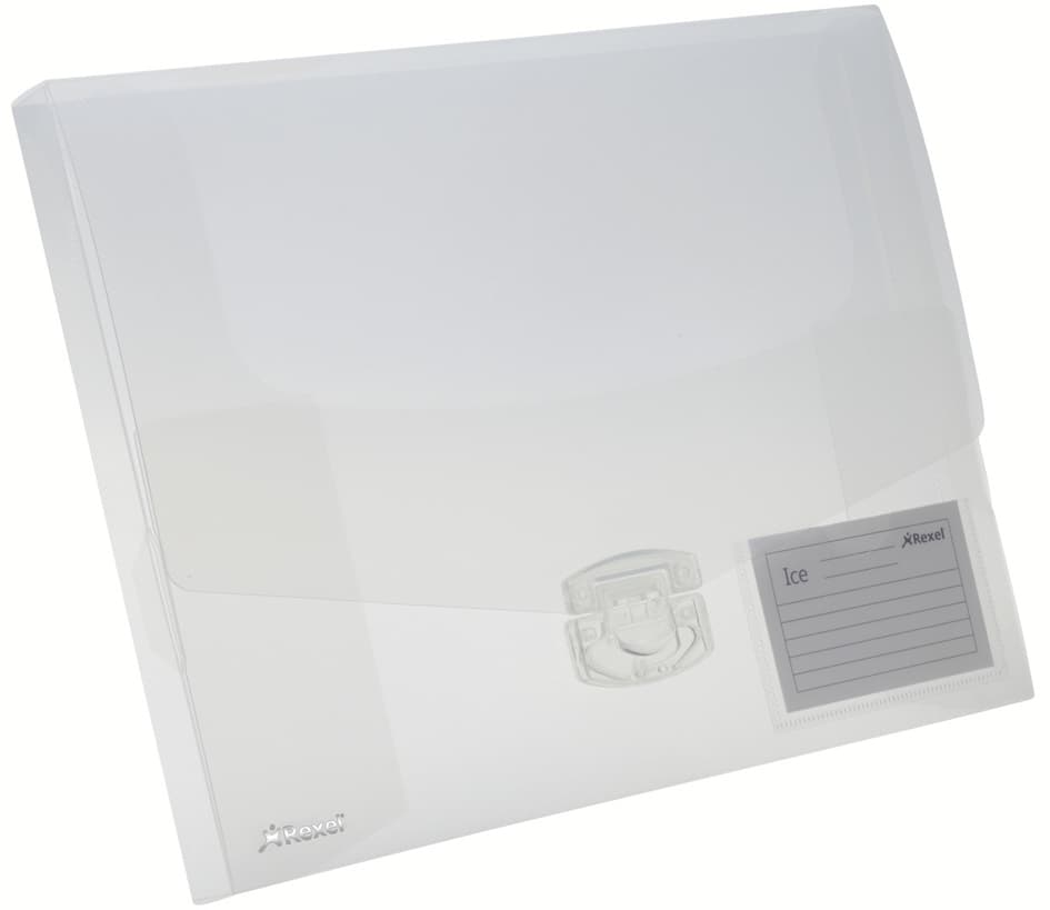 Rexel Sammelbox Ice, Din A4, Füllhöhe: 40 Mm, Pp, Glasklar