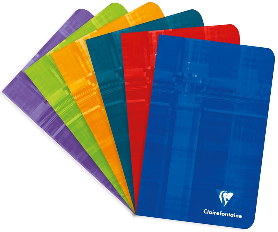 Clairefontaine Carnet Piqûre, 110 X 170 Mm, Ligné 7 Mm