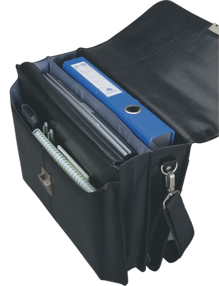 Alassio Aktentasche , Faenza, , Mit Laptopfach, Echtleder