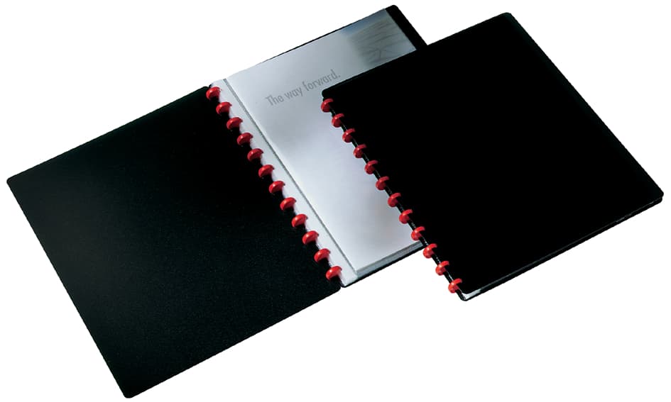 Durable Sichtbuch Duralook Easy, Mit 20 Sichthüllen, Schwarz