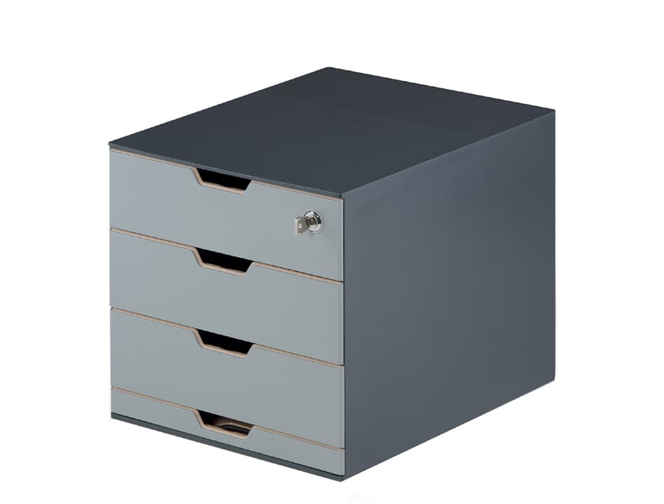 Durable Schubladenbox , Coffee Point, , Mit 4 Schubladen