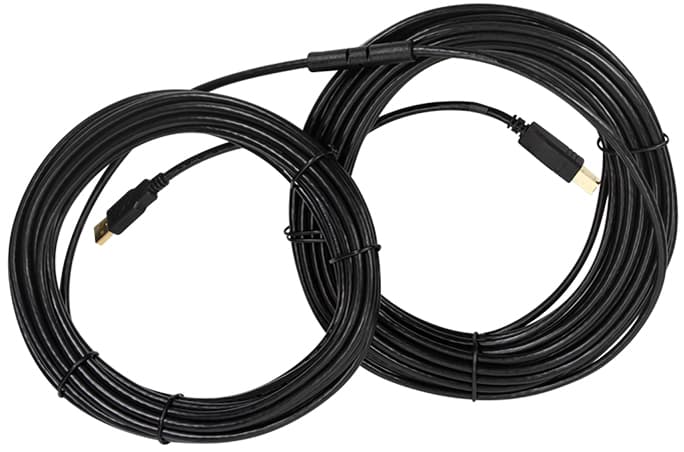 Logilink Usb 2.0 Aktives Verlängerungskabel, 20,0 M, Schwarz