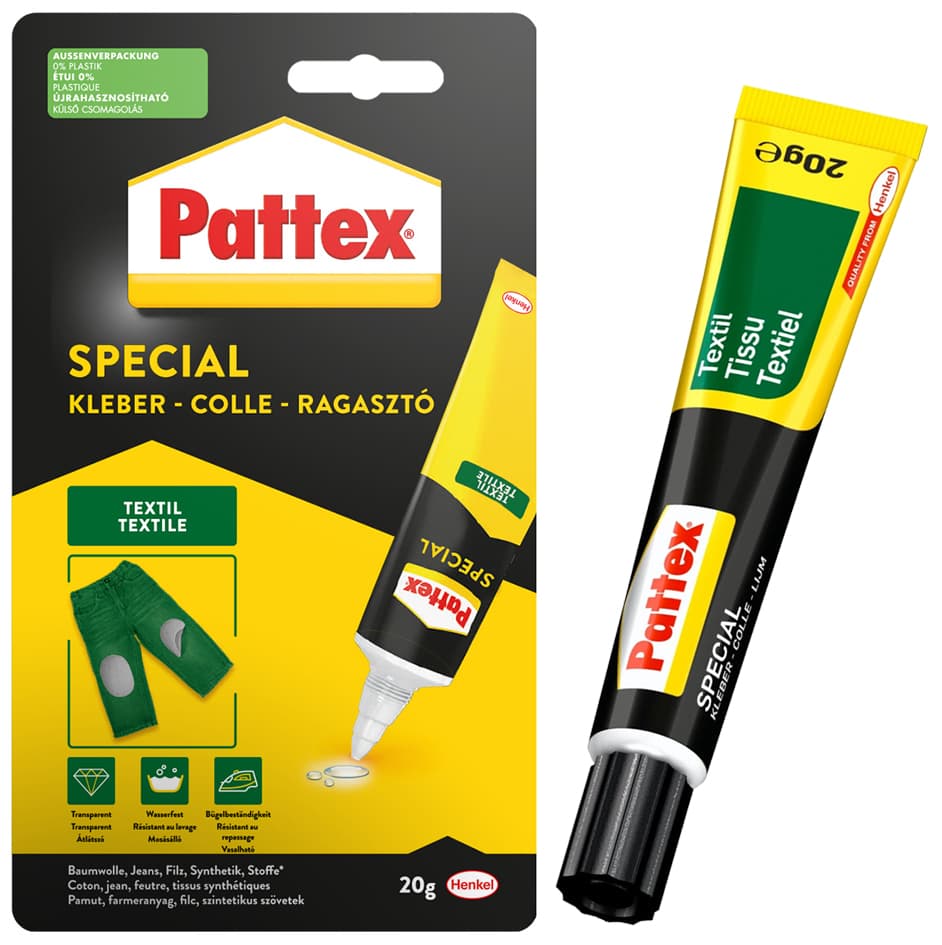 Pattex Spezialkleber Textil, 20 G Tube