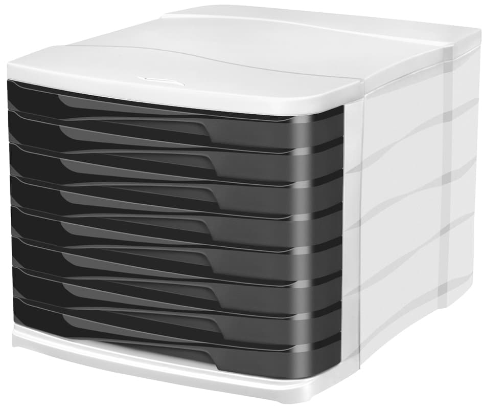 Cep Schubladenbox Ellypse Owa, 8 Schübe, Schwarz