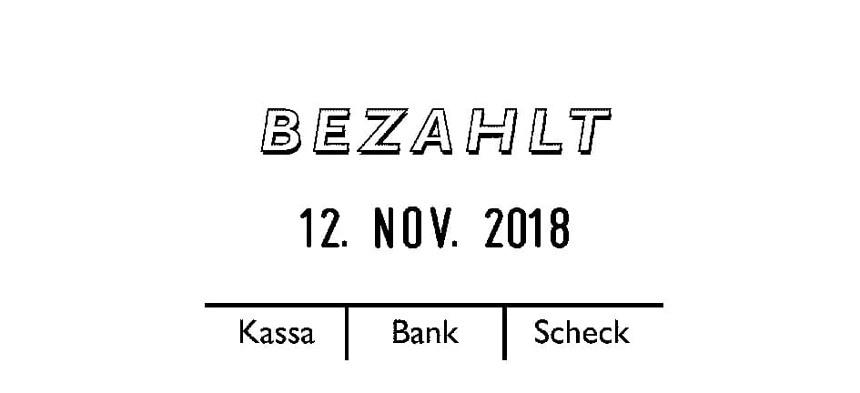 Colop Datumstempel Classic 2160, 2-Zeilig, Konfigurierbar