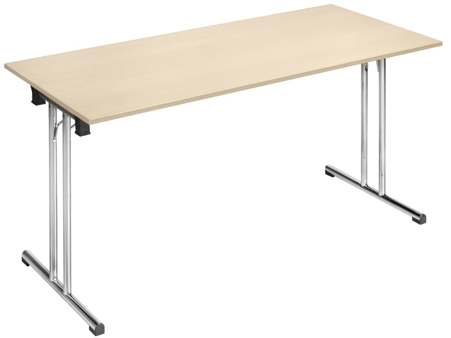 Sodematub Klapptisch Chromeline1 , Tpch167e, , Rechteck, Ahorn