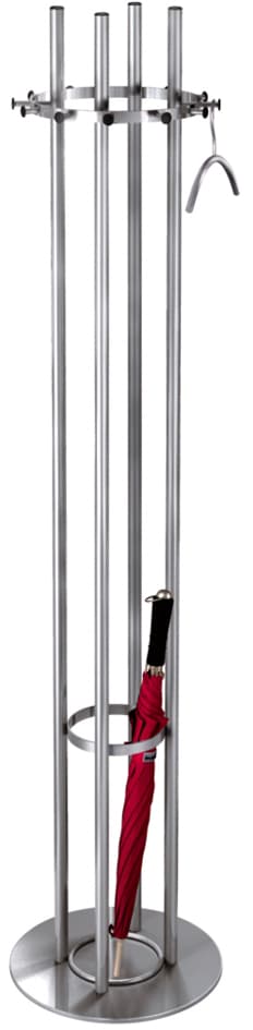 Kerkmann Garderobenständer Aristo, 12 Haken, Silber