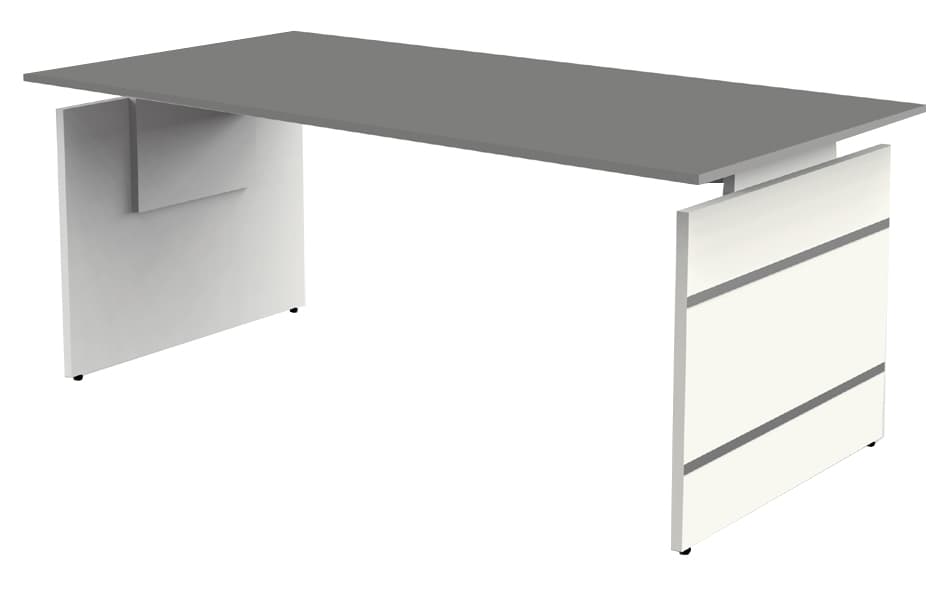 Kerkmann Wangen-Schreibtisch Form 4, (B)1.800 Mm, Graphit