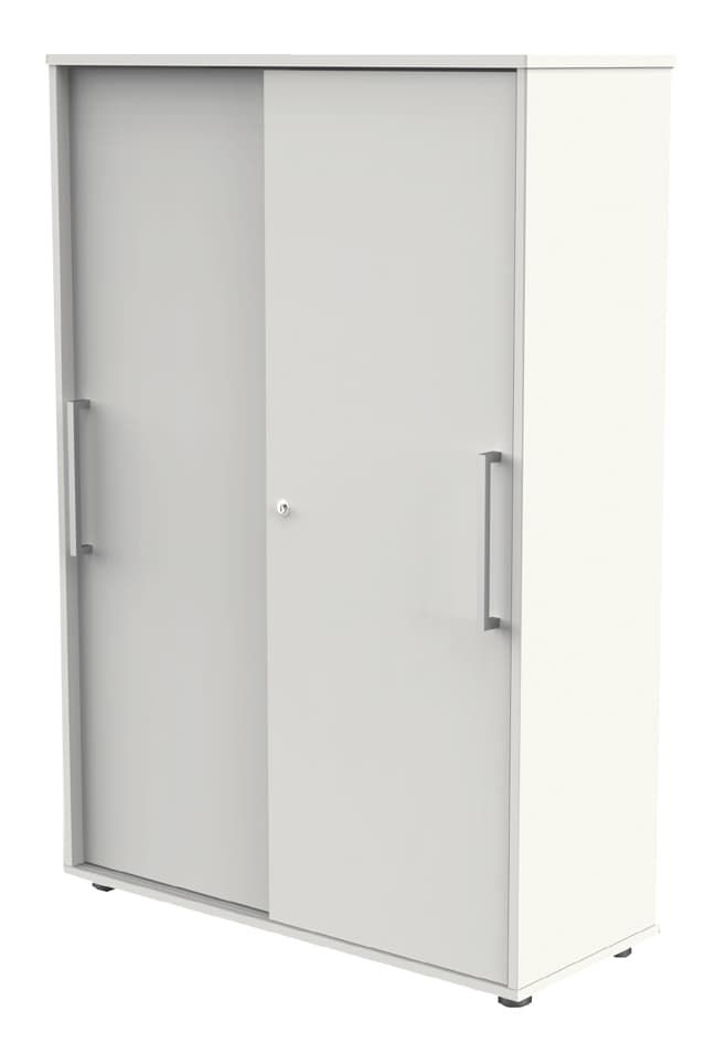 Kerkmann Schiebetürenschrank, 4 Ordnerhöhen, Weiß