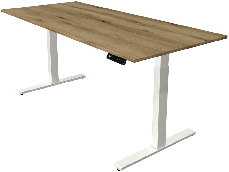 Kerkmann Sitz-Steh-Schreibtisch Move 3, (B)2.000 Mm, Weiß