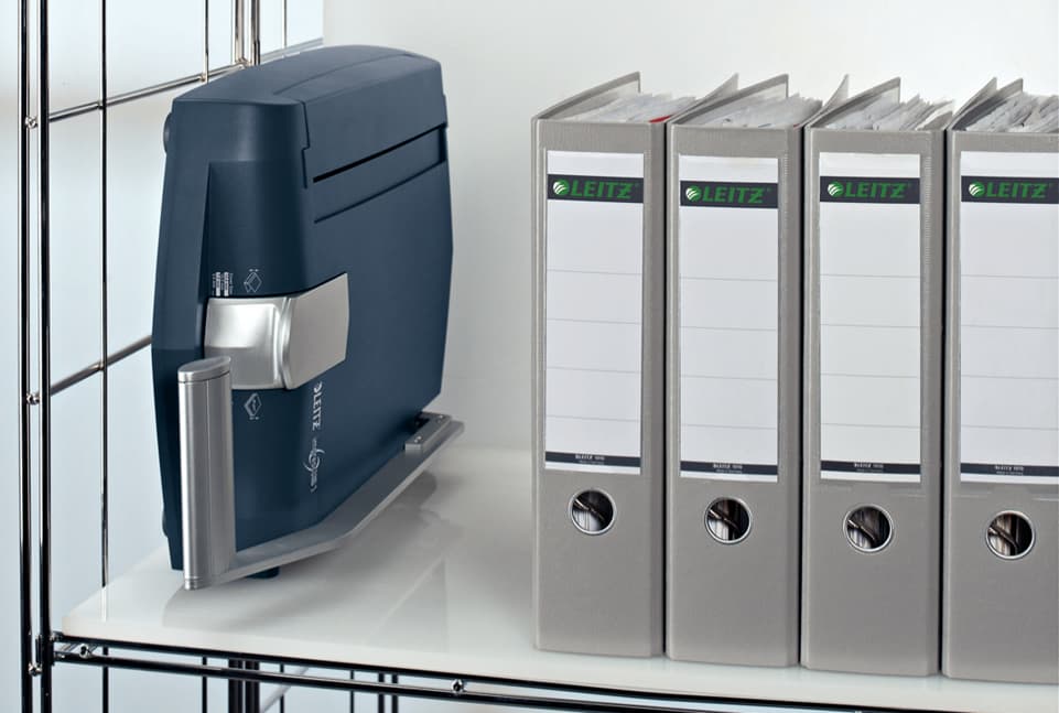 Leitz Buchbindegerät Impressbind 140, Blau/Silber