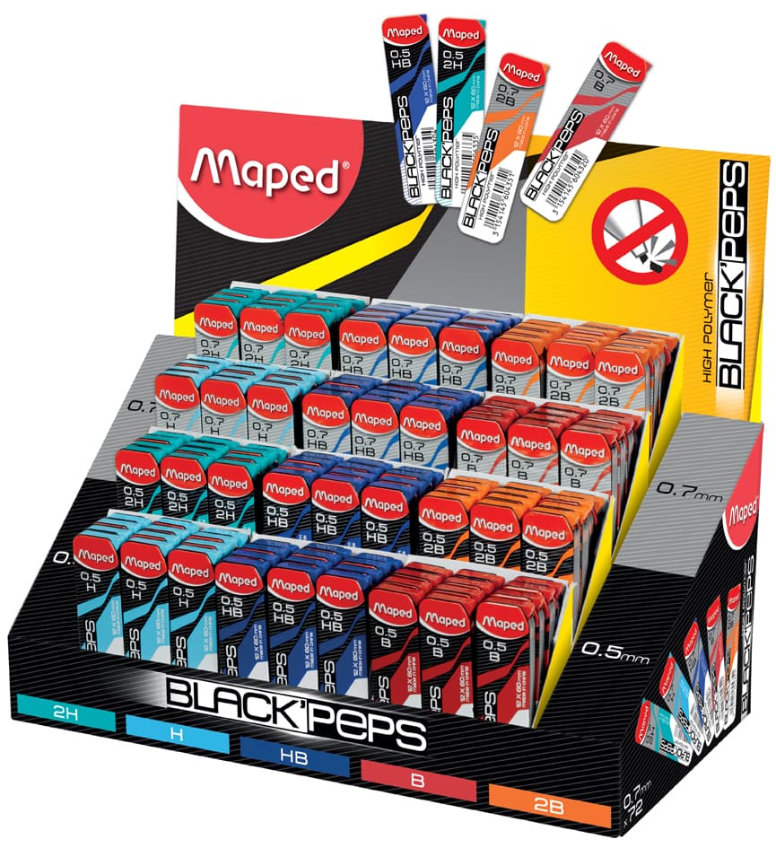 Maped Druckbleistift-Mine Black, Peps, 144er Display