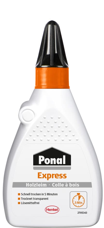Ponal Express Holzleim, Lösemittelfrei, 120 G Flasche