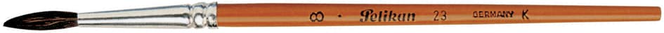 Pelikan Haarpinsel Sorte 23, Gr. 3, Stumpfer Holzstiel